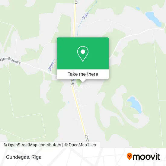 Gundegas map