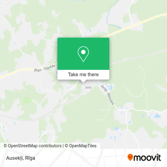 Ausekļi map