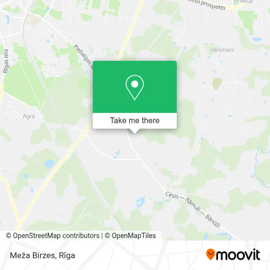 Meža Birzes map