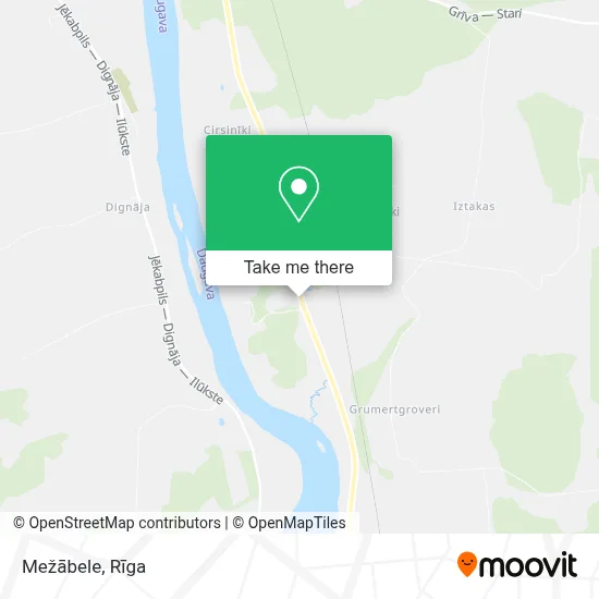 Mežābele map