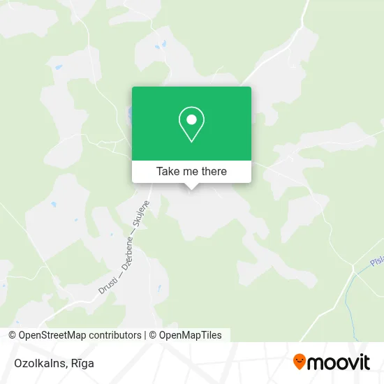 Ozolkalns map