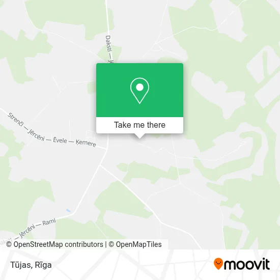 Tūjas map