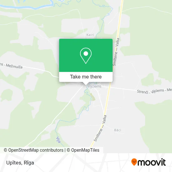 Upītes map