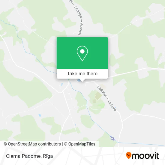 Ciema Padome map