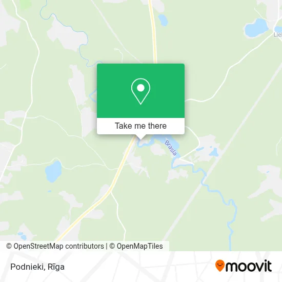 Podnieki map