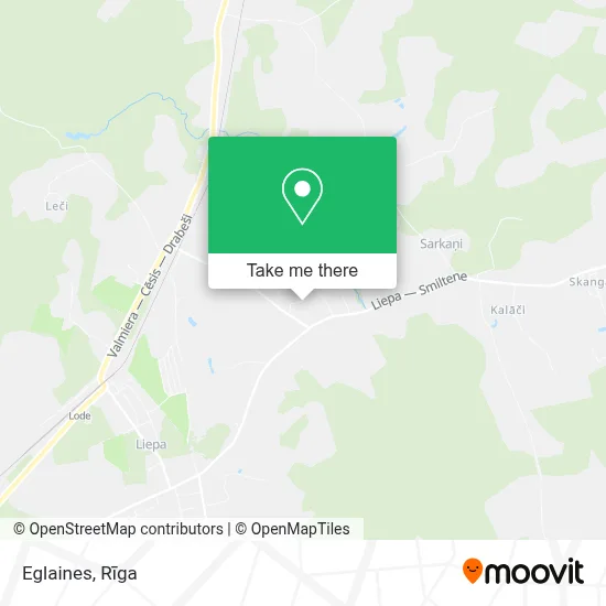 Eglaines map