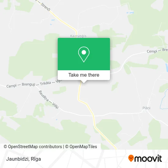 Jaunbidzi map