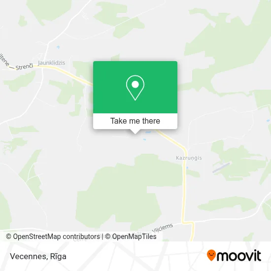 Vecennes map