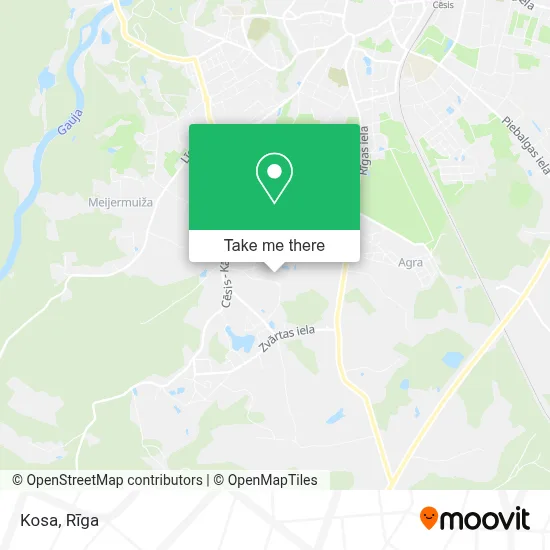 Kosa map