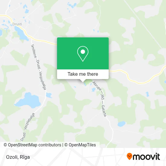 Ozoli map