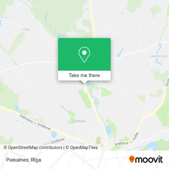 Piekalnes map