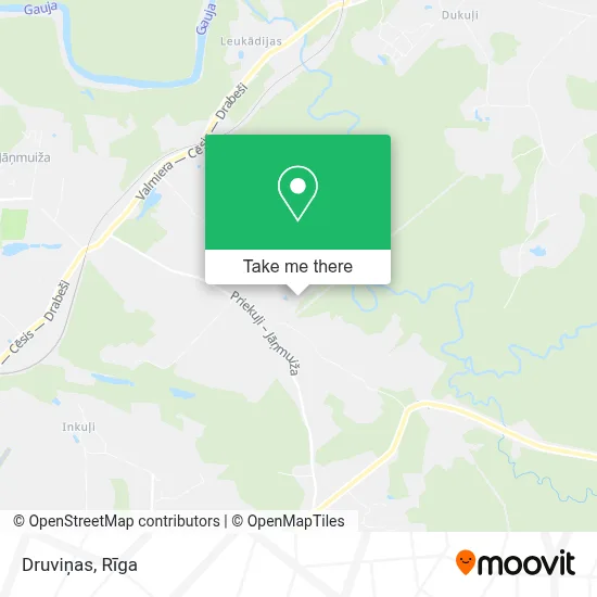 Druviņas map
