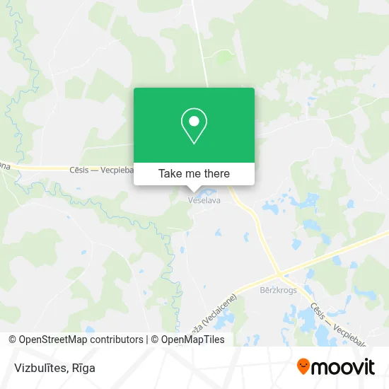 Vizbulītes map