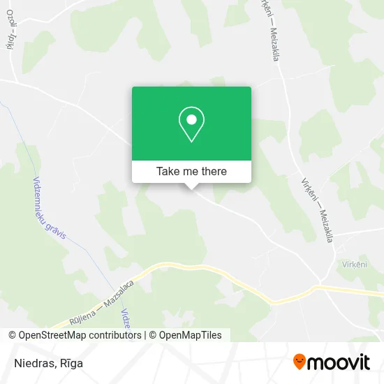 Niedras map