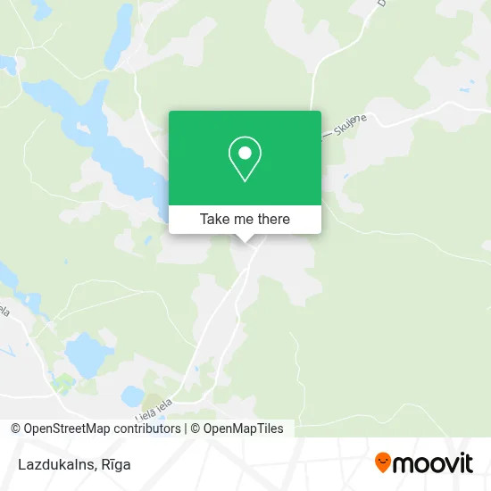 Lazdukalns map