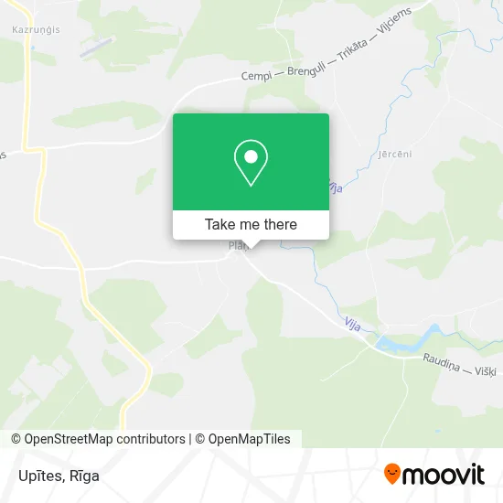 Upītes map