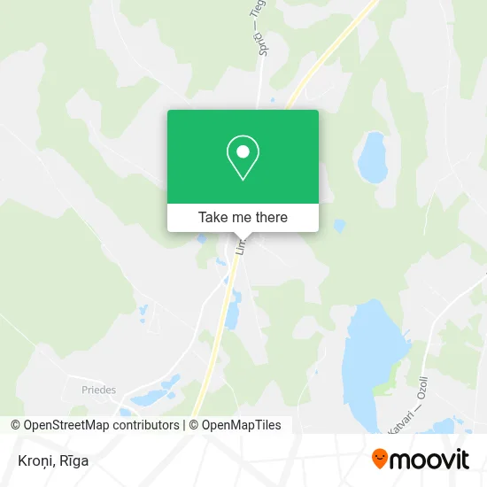 Kroņi map