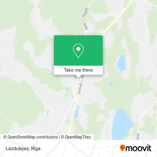 Lazdulejas map