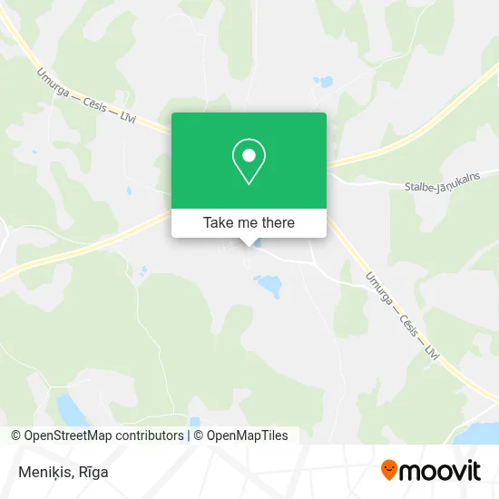 Meniķis map