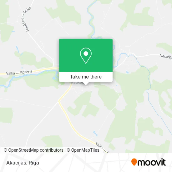 Akācijas map