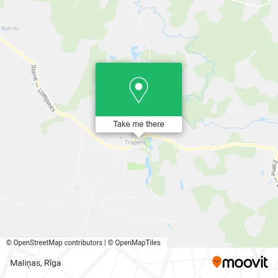 Maliņas map