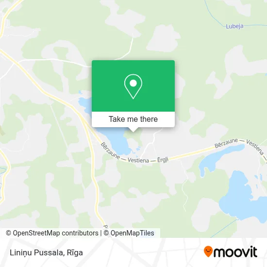 Liniņu Pussala map