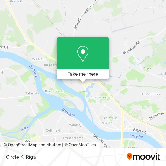Circle K map