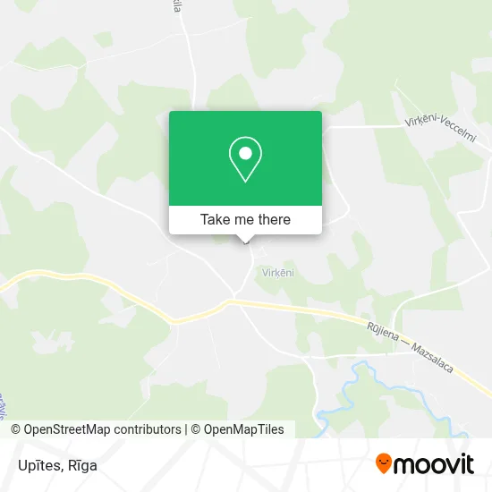 Upītes map