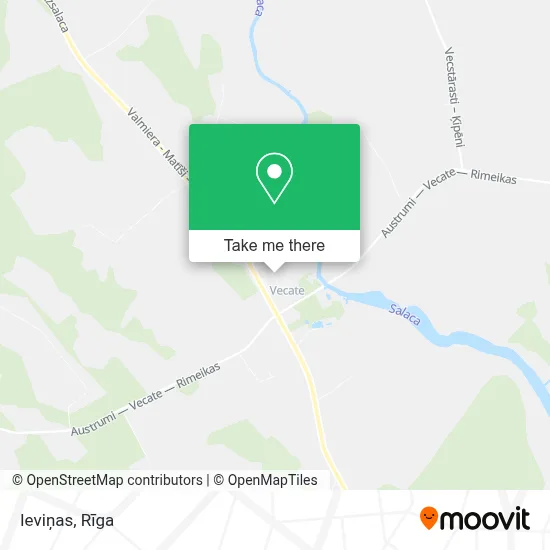 Ieviņas map