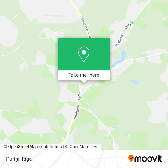 Puriņi map