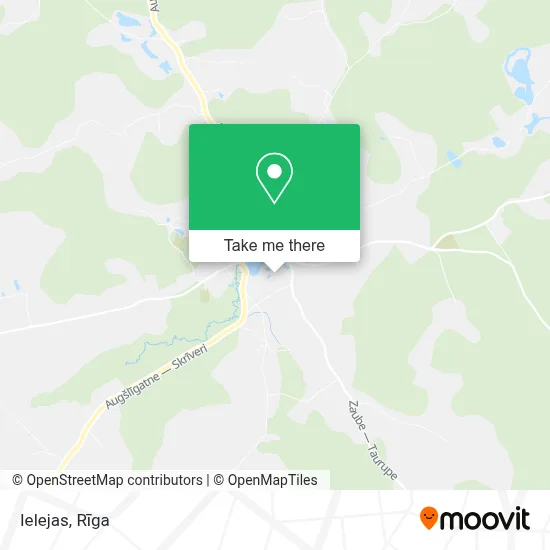 Ielejas map