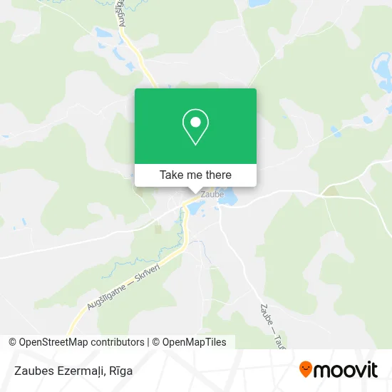 Zaubes Ezermaļi map