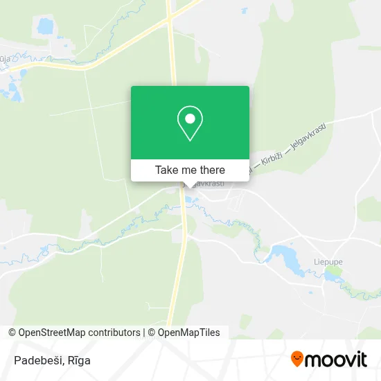 Padebeši map