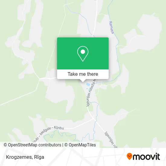Krogzemes map