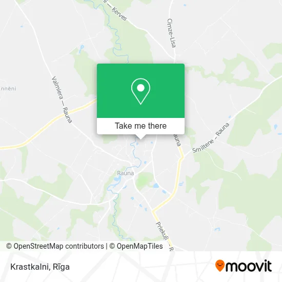 Krastkalni map