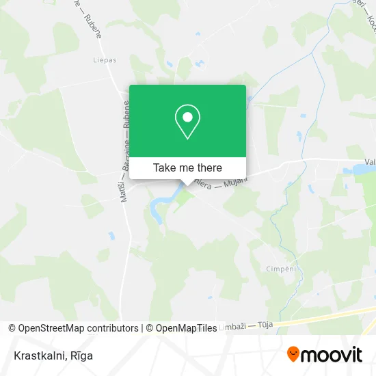 Krastkalni map