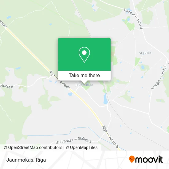 Jaunmokas map