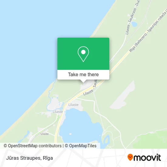Jūras Straupes map