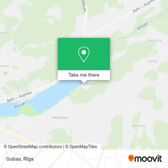 Gobas map