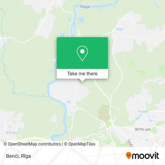 Benči map