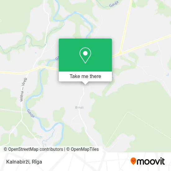 Kalnabirži map