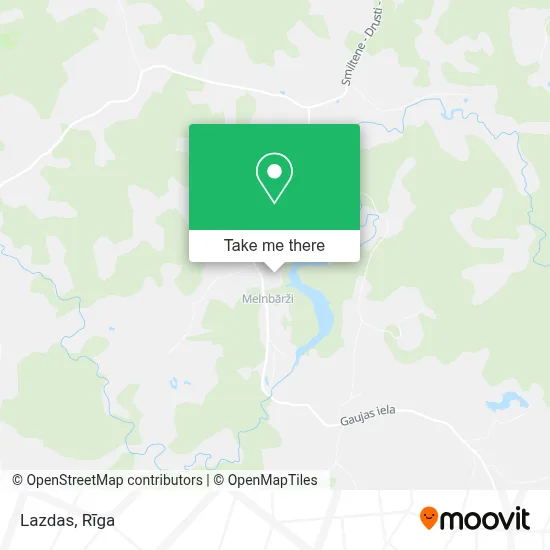 Lazdas map