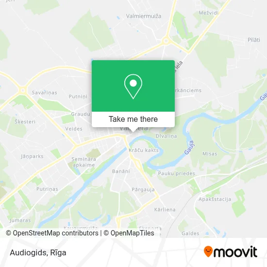 Audiogids map