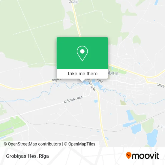 Grobiņas Hes map