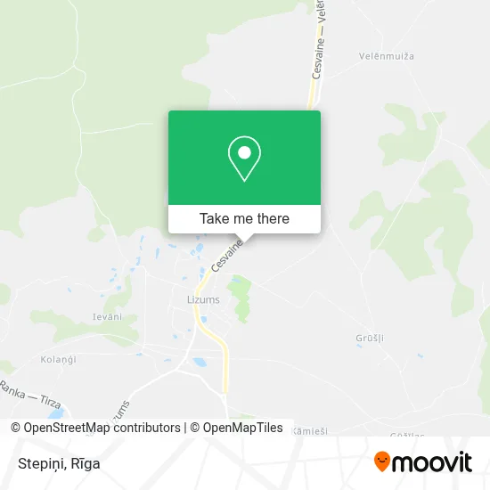Stepiņi map