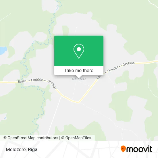 Meldzere map