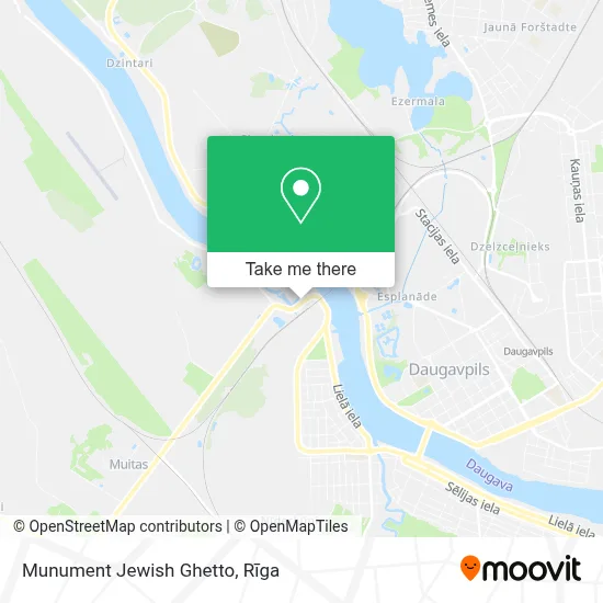 Munument Jewish Ghetto map