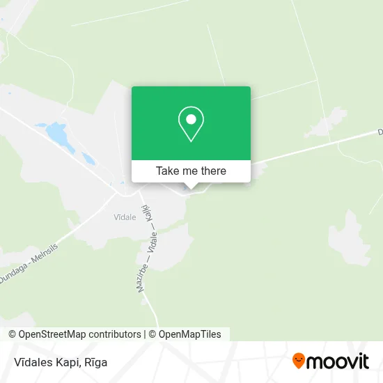 Vīdales Kapi map