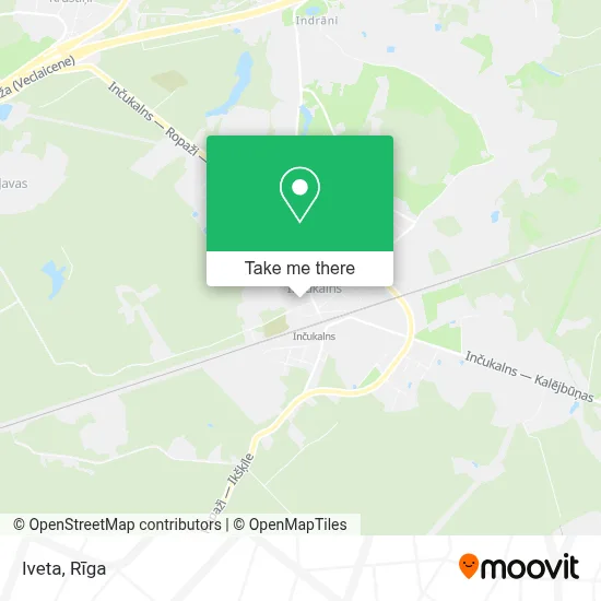 Iveta map