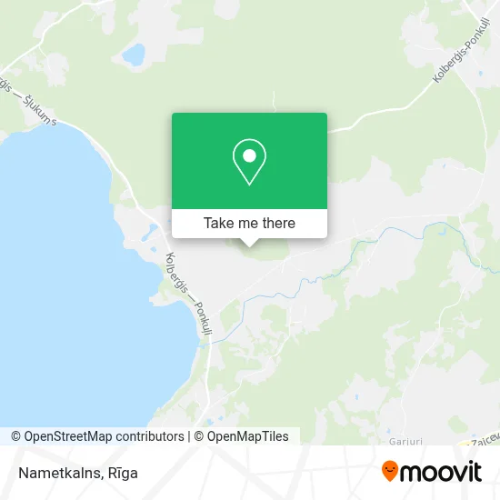 Nametkalns map